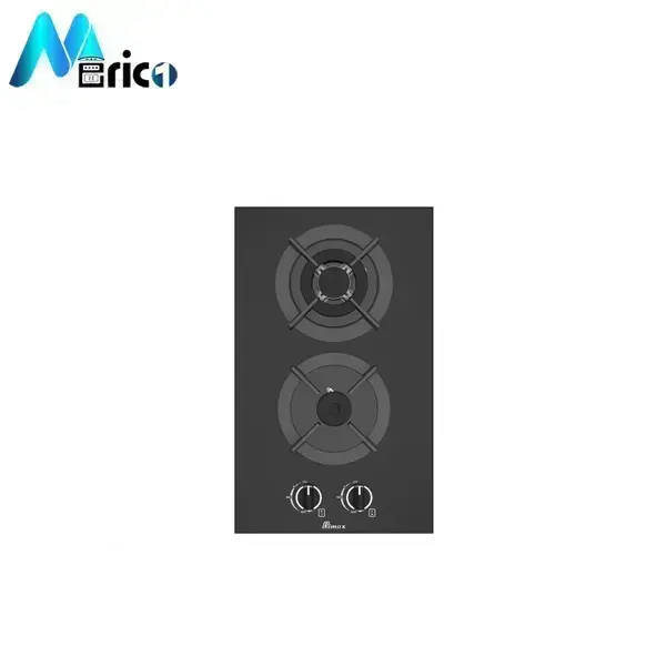 گاز رومیزی بیمکث کد 5017 دو شعله شیشه - 2