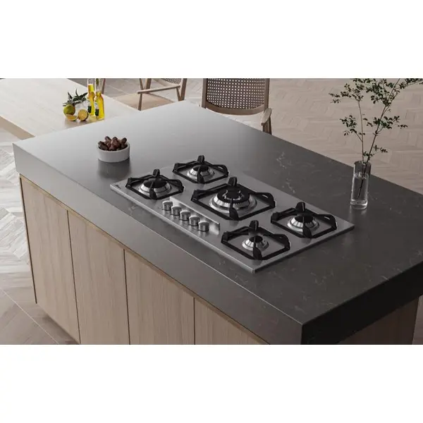 اجاق گاز صفحه ای بیمکث مدل 5075 استیل