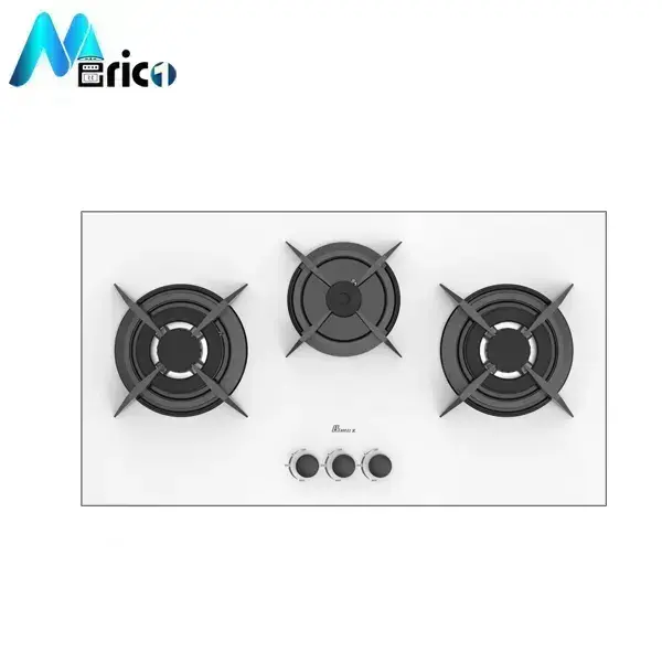 گاز رومیزی بیمکث کد 5083 پنج شعله شیشه - 2