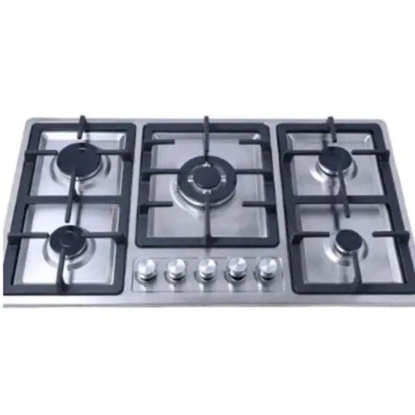 اجاق گاز صفحه ای 5 شعله استیل طرح بوش سایز 50 در 85