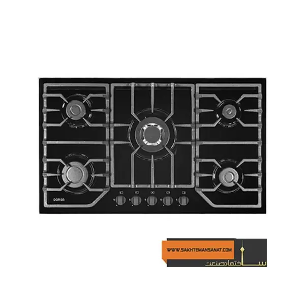 اجاق گاز رومیزی 5 شعله درسا مدل هامون DG2100-5M Dorsa Hamoun Gas Hob