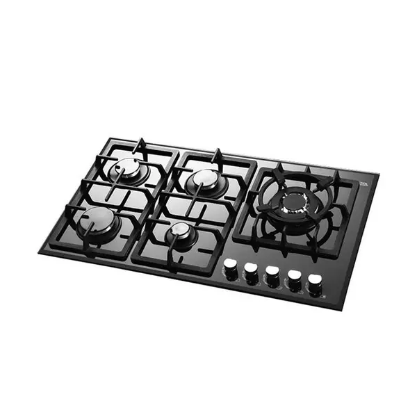 اجاق گاز 5 شعله شیشه ای ایلیا استیل مدل :G 501 - 6