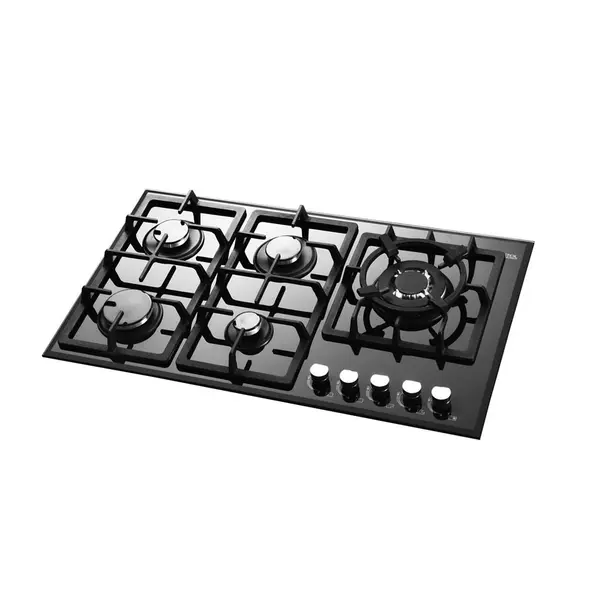 اجاق گاز 5 شعله شیشه ای ایلیا استیل مدل :G 501 - 2