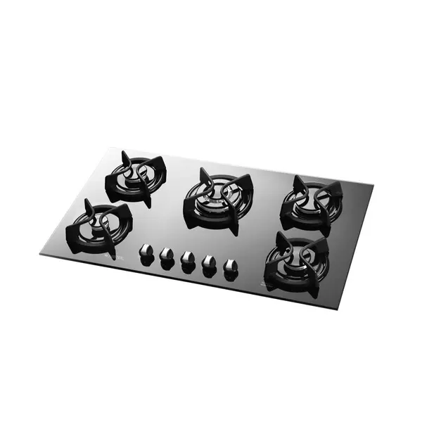 اجاق گاز 5 شعله شیشه ای ایلیا استیل مدل G 503 صفحه G503 - 2