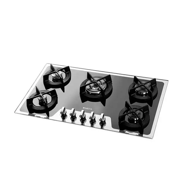 اجاق گاز 5 شعله شیشه ای ایلیا استیل مدل G 503 M - 6