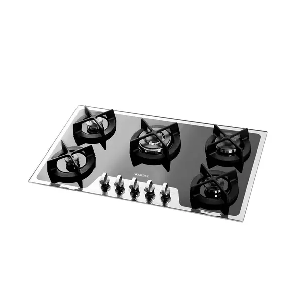 اجاق گاز 5 شعله شیشه ای ایلیا استیل مدل G 503 M - 5