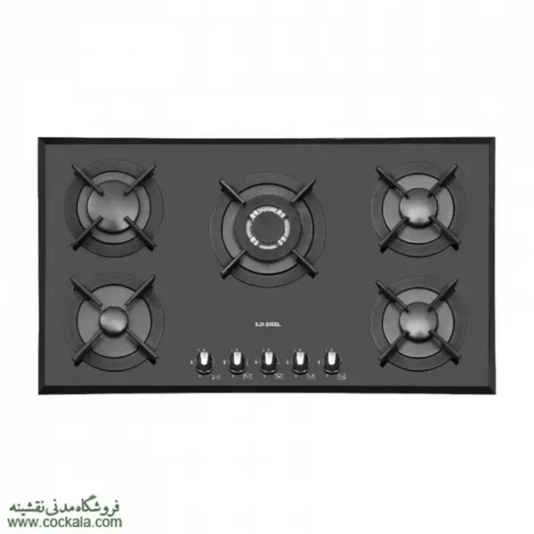 اجاق گاز رومیزی 5 شعله ایلیا استیل مدل G525