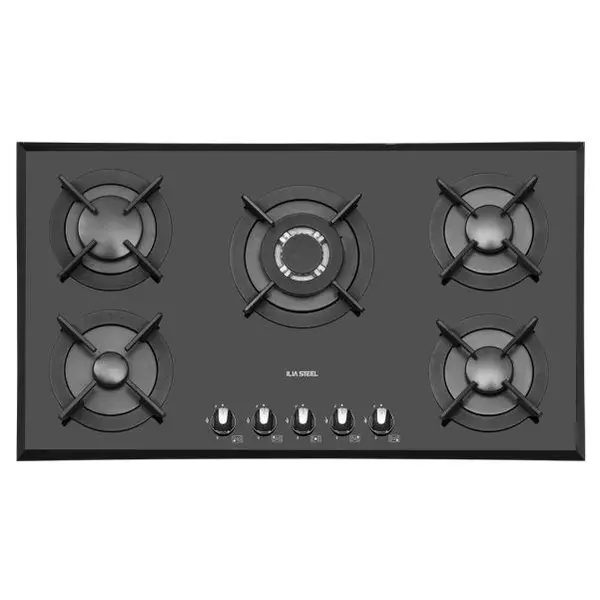 اجاق گاز رومیزی 5 شعله ایلیا استیل مدل G525