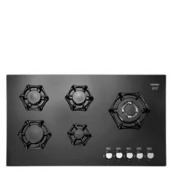 اجاق گاز صفحه شیشه ای 5 شعله استیل البرز کد G5907 - 2