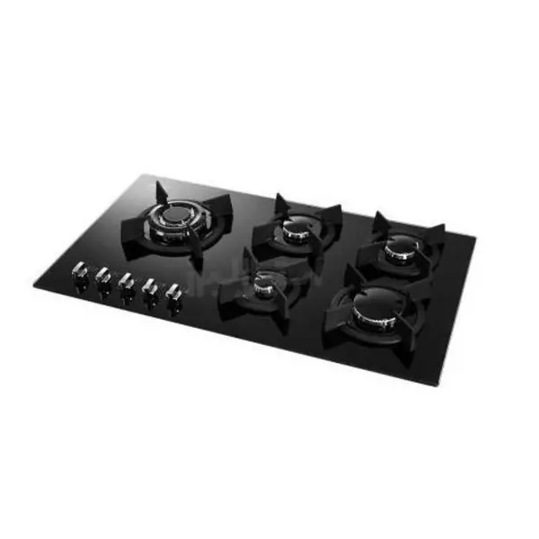 اجاق گاز صفحه شیشه ای 5 شعله استیل البرز کد G5907 - 3