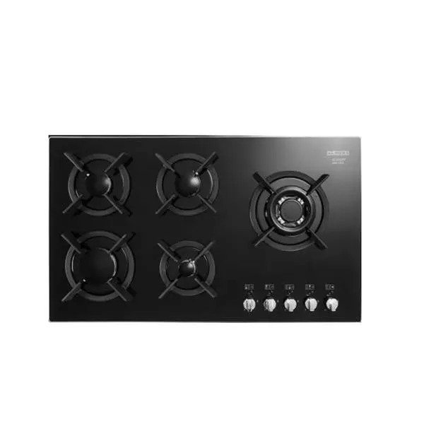 اجاق گاز صفحه شیشه ای 5 شعله استیل البرز کد G5907 - 4