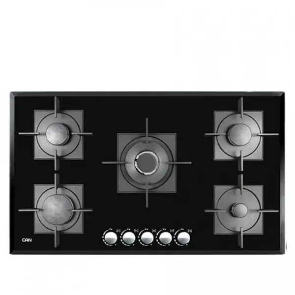 اجاق گاز رومیزی 5 شعله شیشه ای کن مدل IG8505