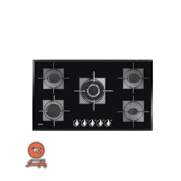 اجاق گاز رومیزی 5 شعله شیشه ای کن مدل IG8505