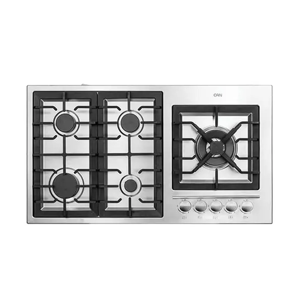 اجاق گاز صفحه ای 5 شعله توکار آلتون مدل S51386×50 سانتیمتر استیل