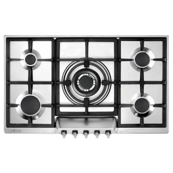 اجاق گاز رومیزی 5 شعله استیل البرز مدل S-5907 - 3