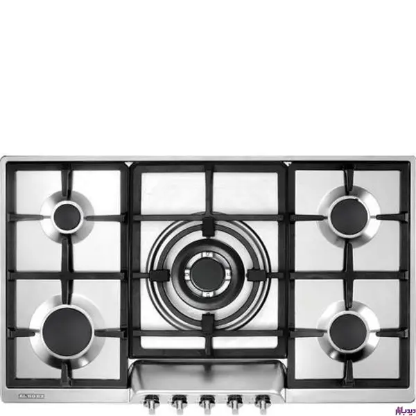 اجاق گاز رومیزی 5 شعله استیل البرز مدل S-5907 - 5