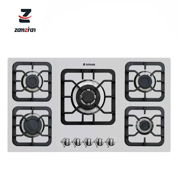 گاز رومیزی 5شعله استیل اسنوا مدل SS-19566 - 3