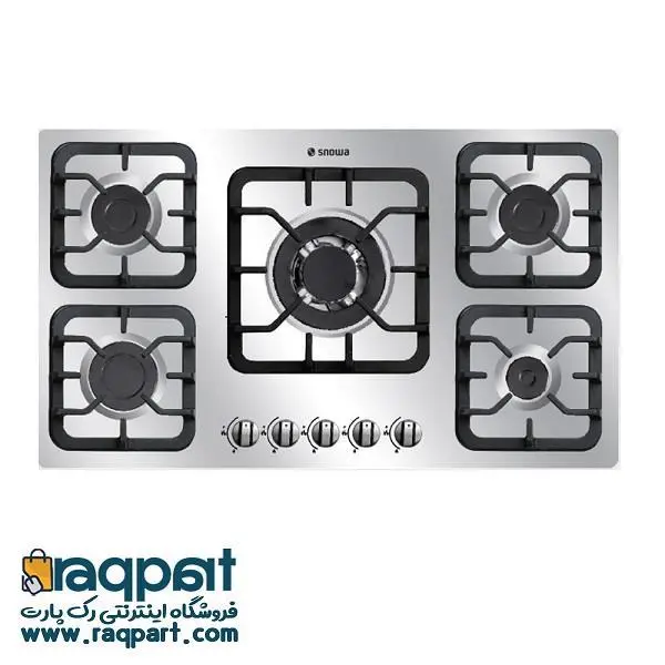 گاز رومیزی 5شعله استیل اسنوا مدل SS-19566 - 4