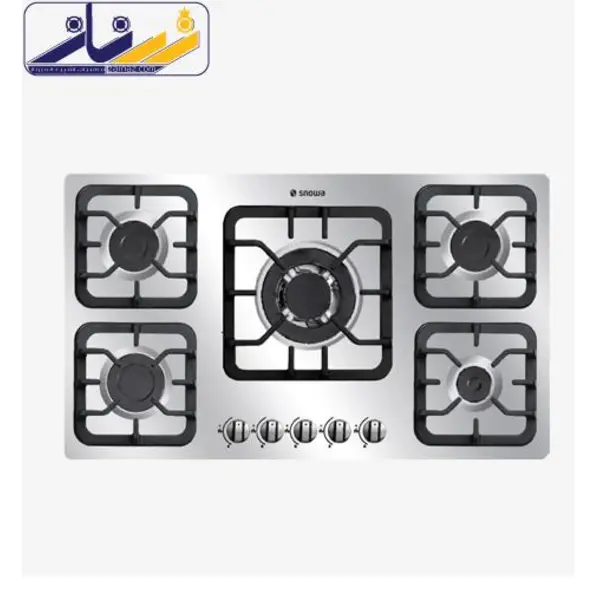 گاز رومیزی 5شعله استیل اسنوا مدل SS-19566 - 5