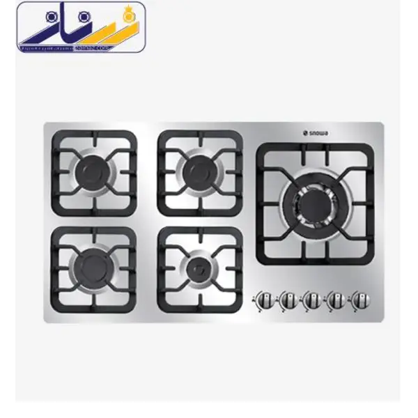 گاز رومیزی 5شعله استیل اسنوا مدل SS-19567
