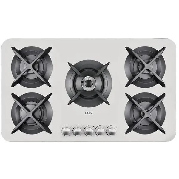 اجاق گاز صفحه ای کن مدل اپل APPLE Can Apple-W Glass Gas Hob
