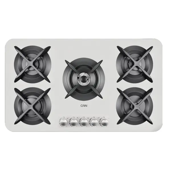 اجاق گاز صفحه ای کن مدل اپل APPLE Can Apple-W Glass Gas Hob