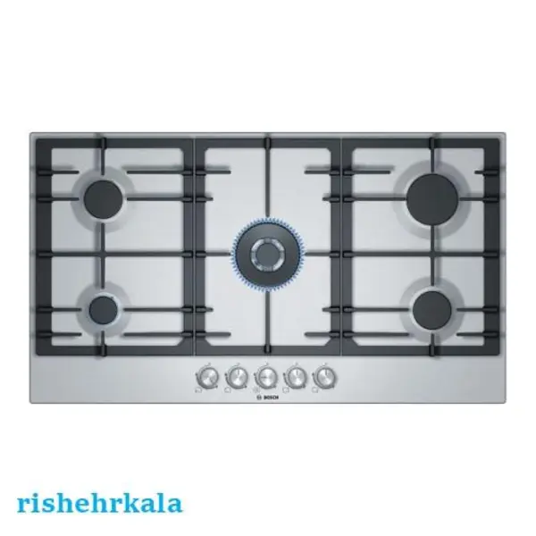 صفحه استیل توکار بوش مدل BOSCH PCQ9B5O90M Bosch Gas Hob