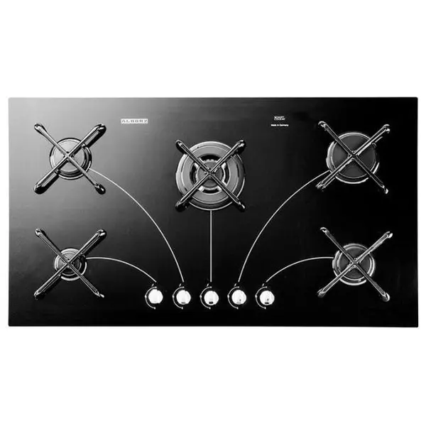 اجاق توکار استیل البرز C-5902 گاز صفحه ای سرامیکی سی - 2