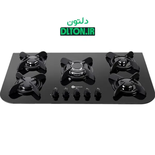 اجاق گاز شیشه ای درسا مدل ثمین DG2108-5M - 3