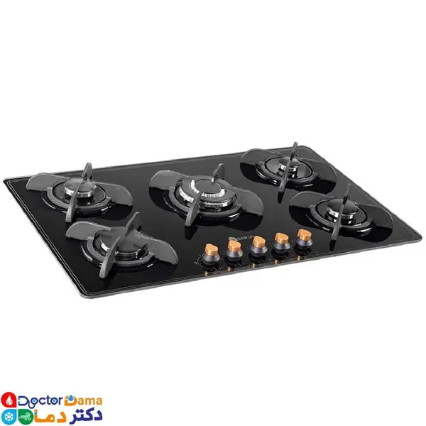 اجاق گاز شیشه ای درسا مدل آنتیک DG2109-5M - 4