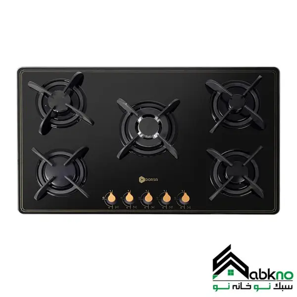 اجاق گاز شیشه ای درسا مدل آنتیک DG2109-5M - 3