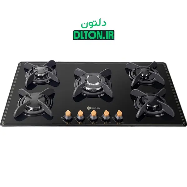 اجاق گاز شیشه ای درسا مدل آنتیک DG2109-5M - 5