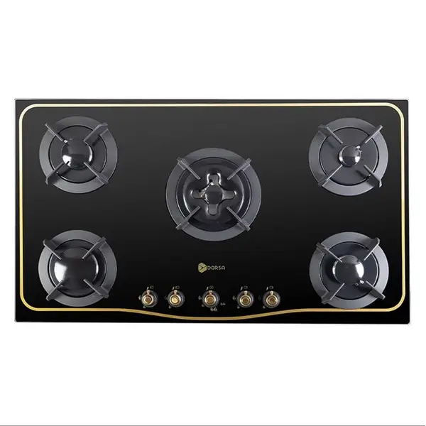 اجاق گاز شیشه ای درسا مدل DG2112-5M - 2