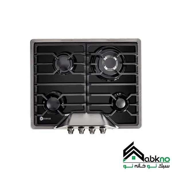 گاز صفحه ای استیل و شیشه ریتا DG2300-4 درسا - 2