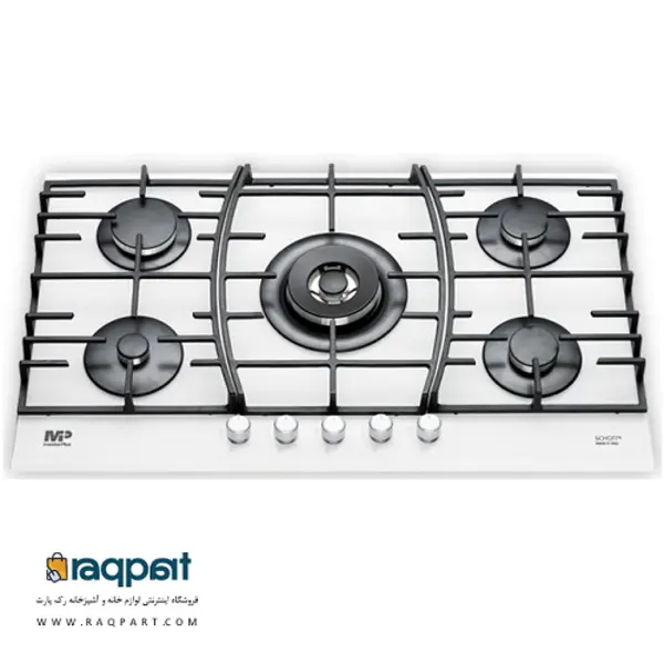 اجاق گاز صفحه شیشه ای مدل G-201W مستر پلاس ناب استیل