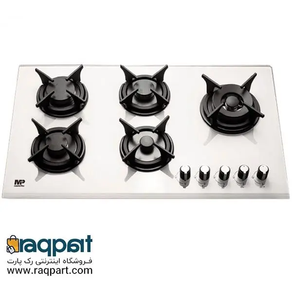 اجاق گاز صفحه شیشه ای مدل G-233W مستر پلاس ناب استیل
