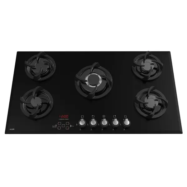 اجاق گاز صفحه ای آلتون مدل G506DF شیشه 5 شعله Alton Glass Gas Hob With Burners - 3