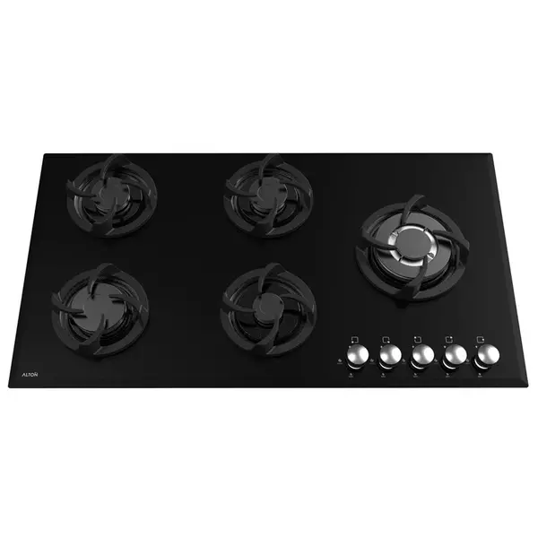 اجاق گاز صفحه ای آلتون مدل G508 شیشه 5 شعله Alton Glass Gas Hob With Burners - 4