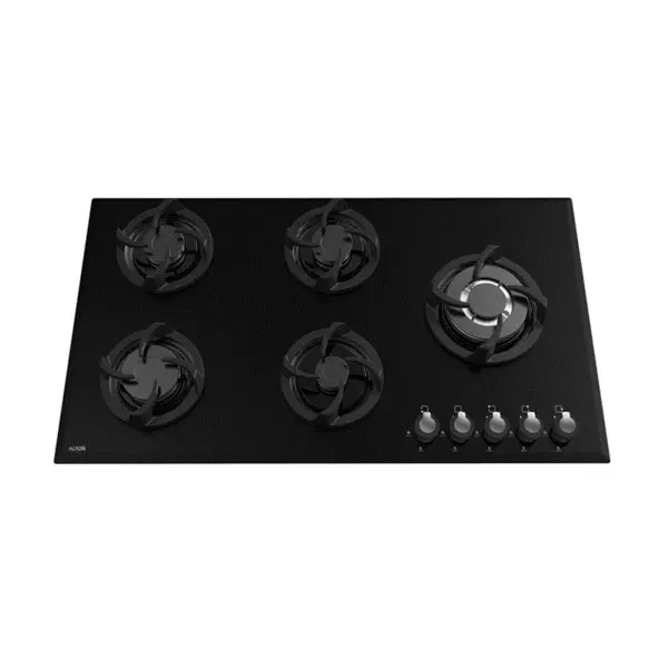 اجاق گاز صفحه ای آلتون مدل G508 شیشه 5 شعله Alton Glass Gas Hob With Burners - 2