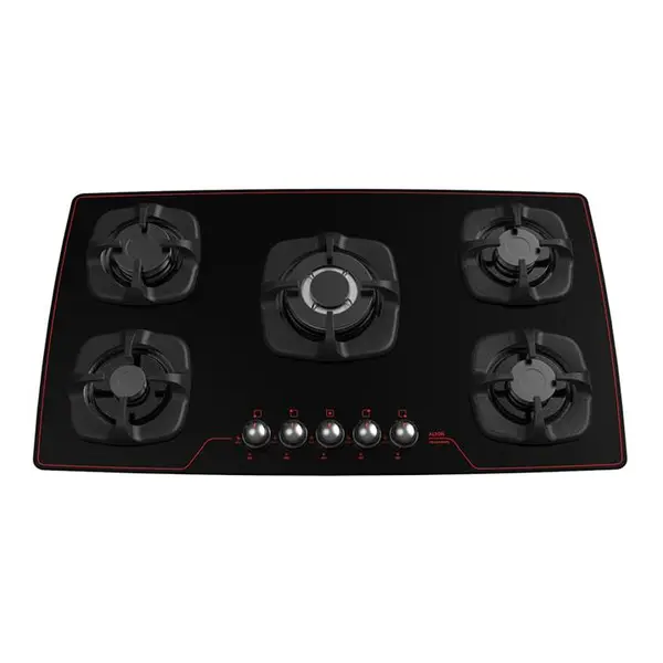 اجاق گاز صفحه ای آلتون مدل G512 شیشه 5 شعله Alton Glass Gas Hob With Burners - 6