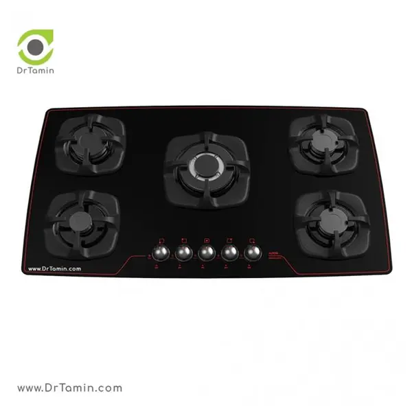 اجاق گاز صفحه ای آلتون مدل G512 شیشه 5 شعله Alton Glass Gas Hob With Burners - 4