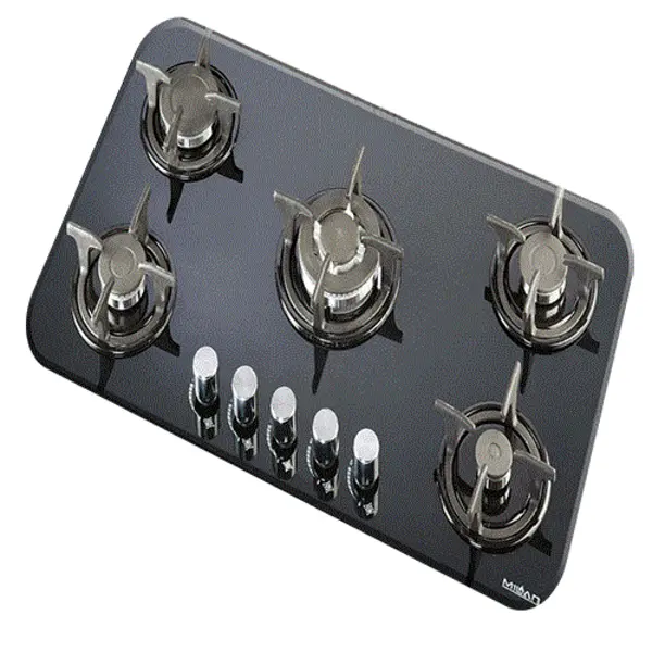 اجاق گاز شیشه ای میلان مدل G84 - 2