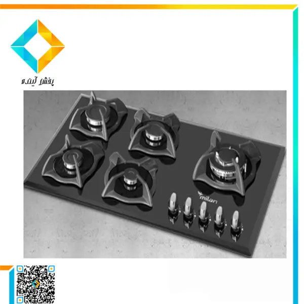 اجاق گاز صفحه ای میلان مدل G89 - 2