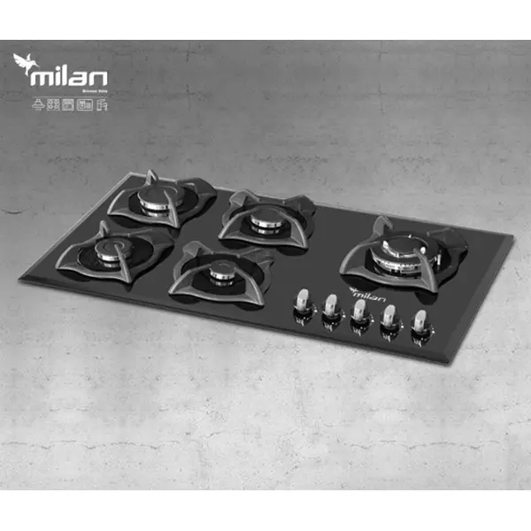 اجاق گاز صفحه ای میلان مدل G89 - 3