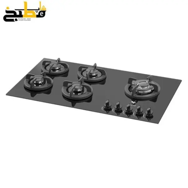 اجاق گاز شیشه ای مدل G93 میلان hob code g93 milan - 6
