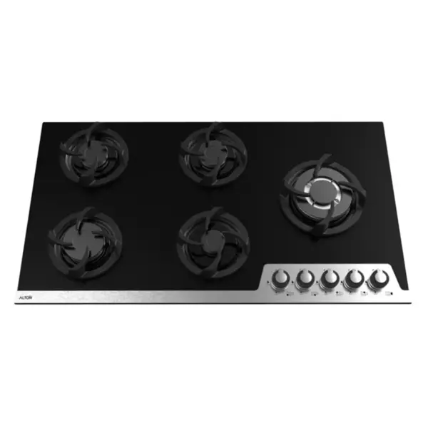 اجاق گاز صفحه ای آلتون مدل GS508 شیشه 5 شعله Alton Glass Gas Hob With Burners - 4