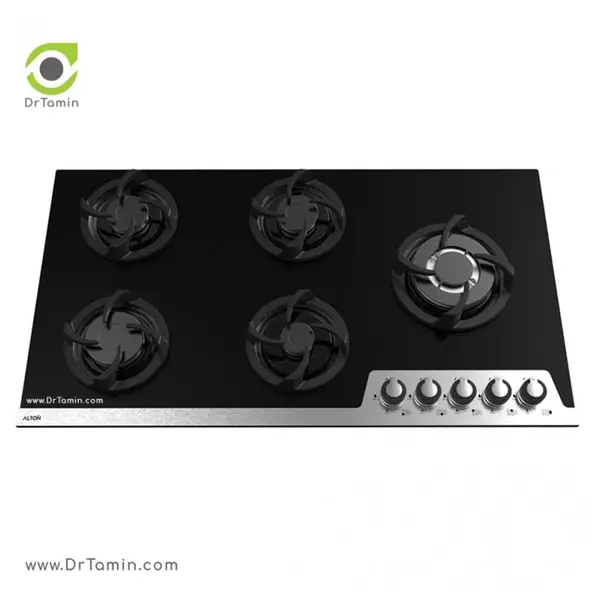 اجاق گاز صفحه ای آلتون مدل GS508 شیشه 5 شعله Alton Glass Gas Hob With Burners - 3