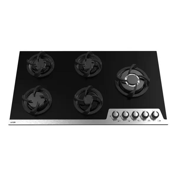 اجاق گاز صفحه ای آلتون مدل GS508 شیشه 5 شعله Alton Glass Gas Hob With Burners - 6