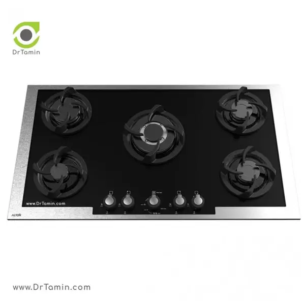 اجاق گاز صفحه ای آلتون مدل GS510 شیشه 5 شعله Alton Glass Gas Hob With Burners - 3