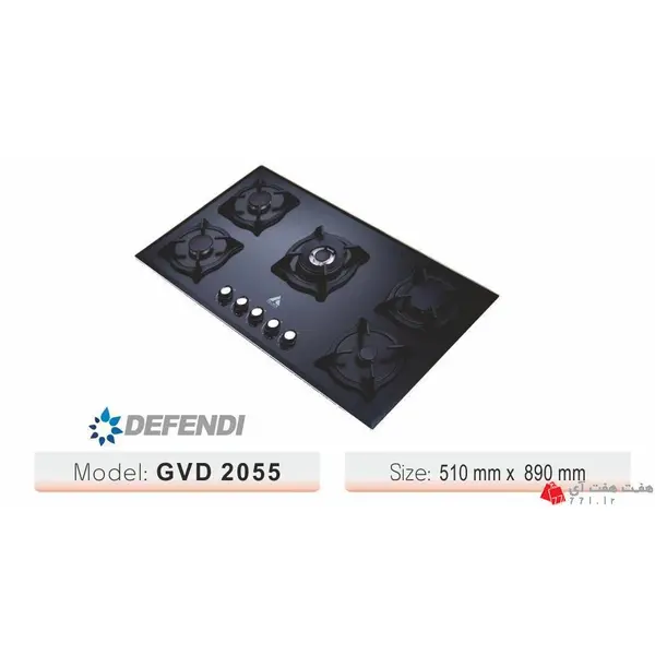 اجاق گاز صفحه ای الکس مدل GVD2055
